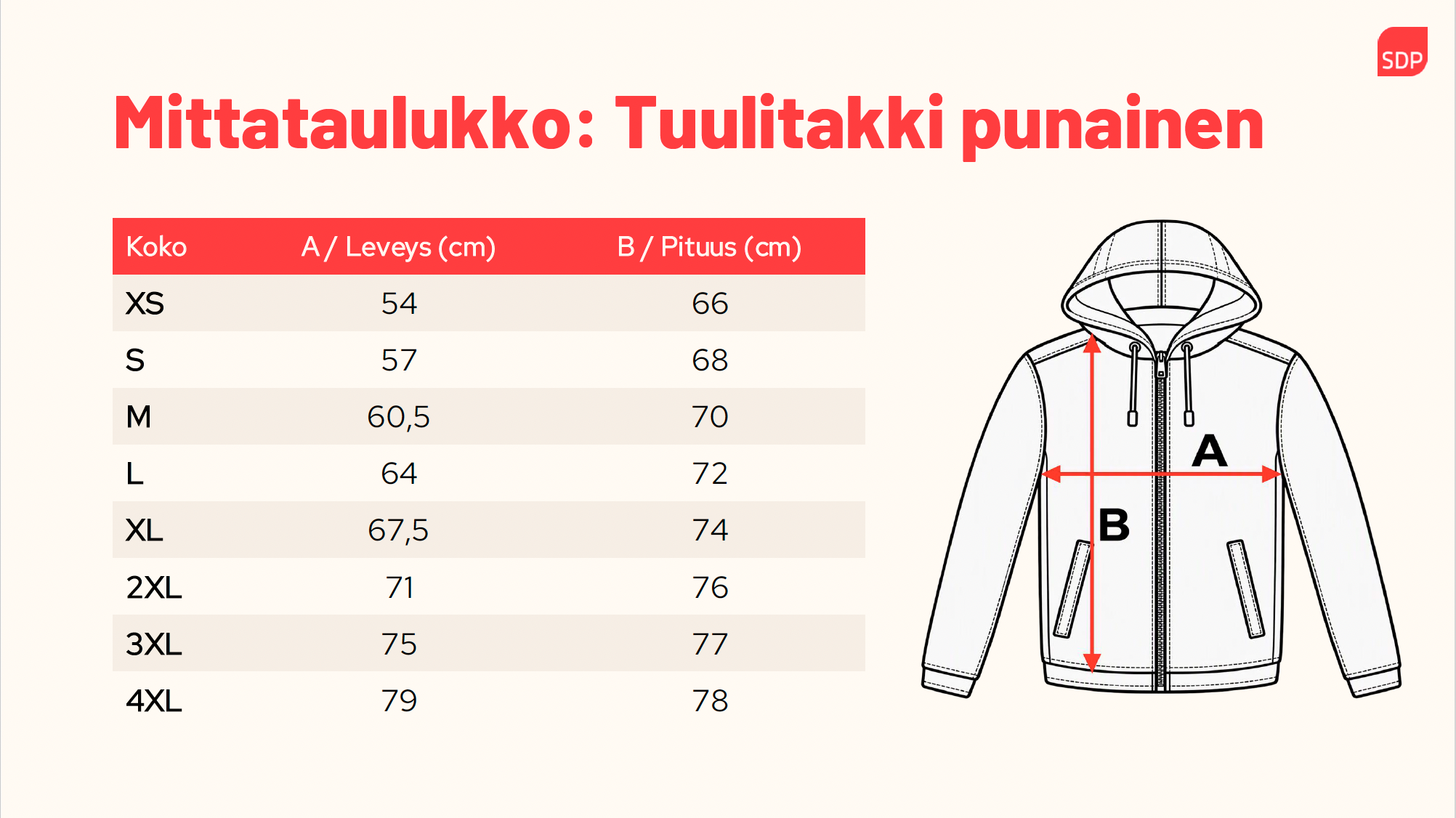 Tuulitakki nimipainatuksella, ennakkotilaus - Image 2